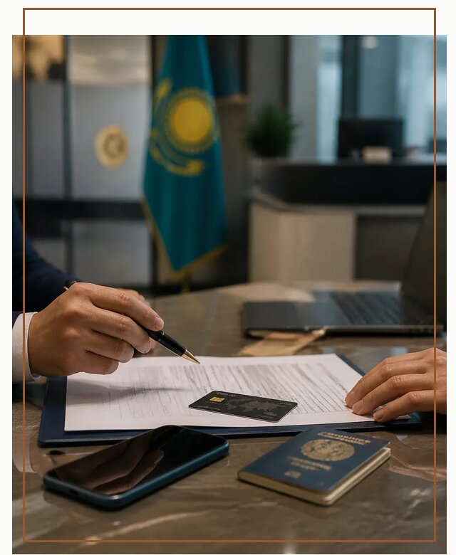 Открытие счета и банковской карты в Казахстане в Уссурийске